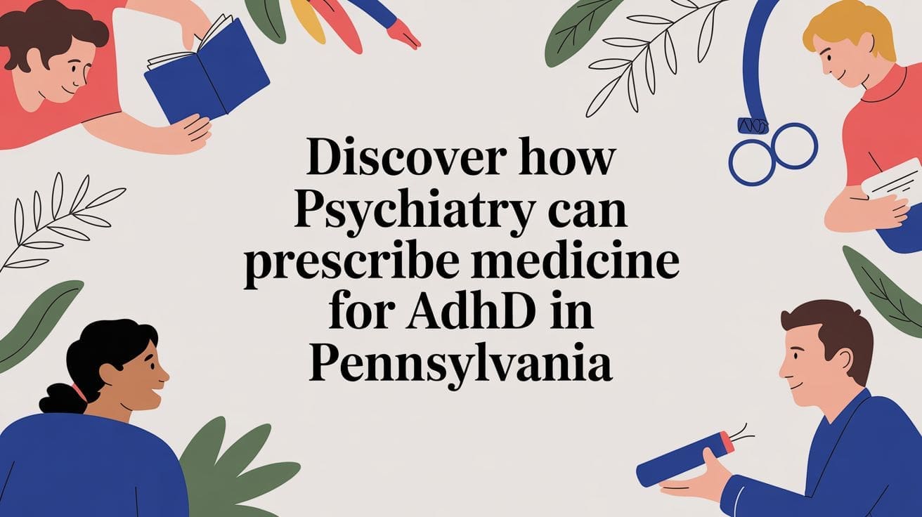 psychiatry-can-prescribe-medicine-for-adhd-healthcare-illustration