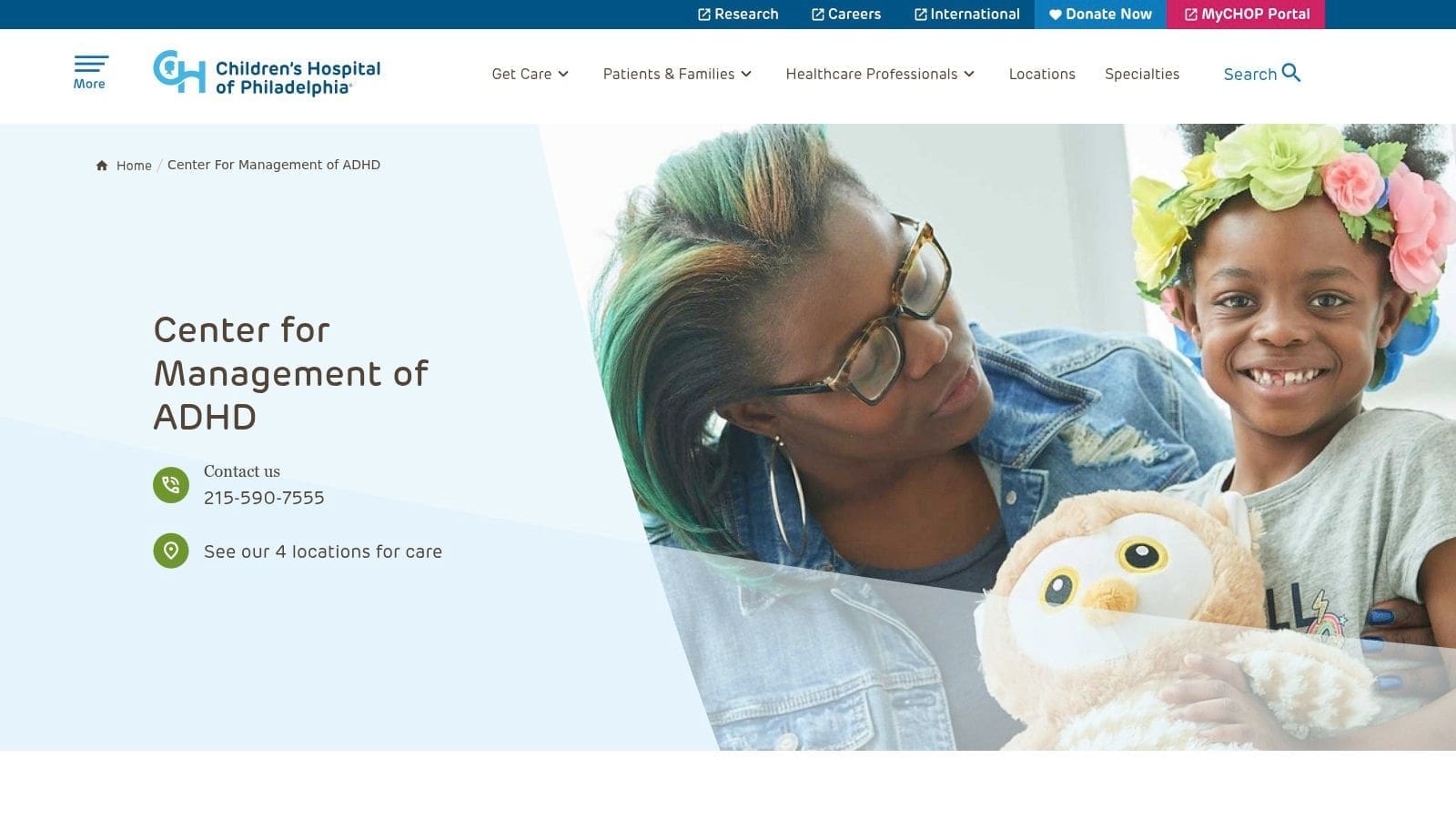 Children's Hospital of Philadelphia (CHOP) – Center for Management of ADHD