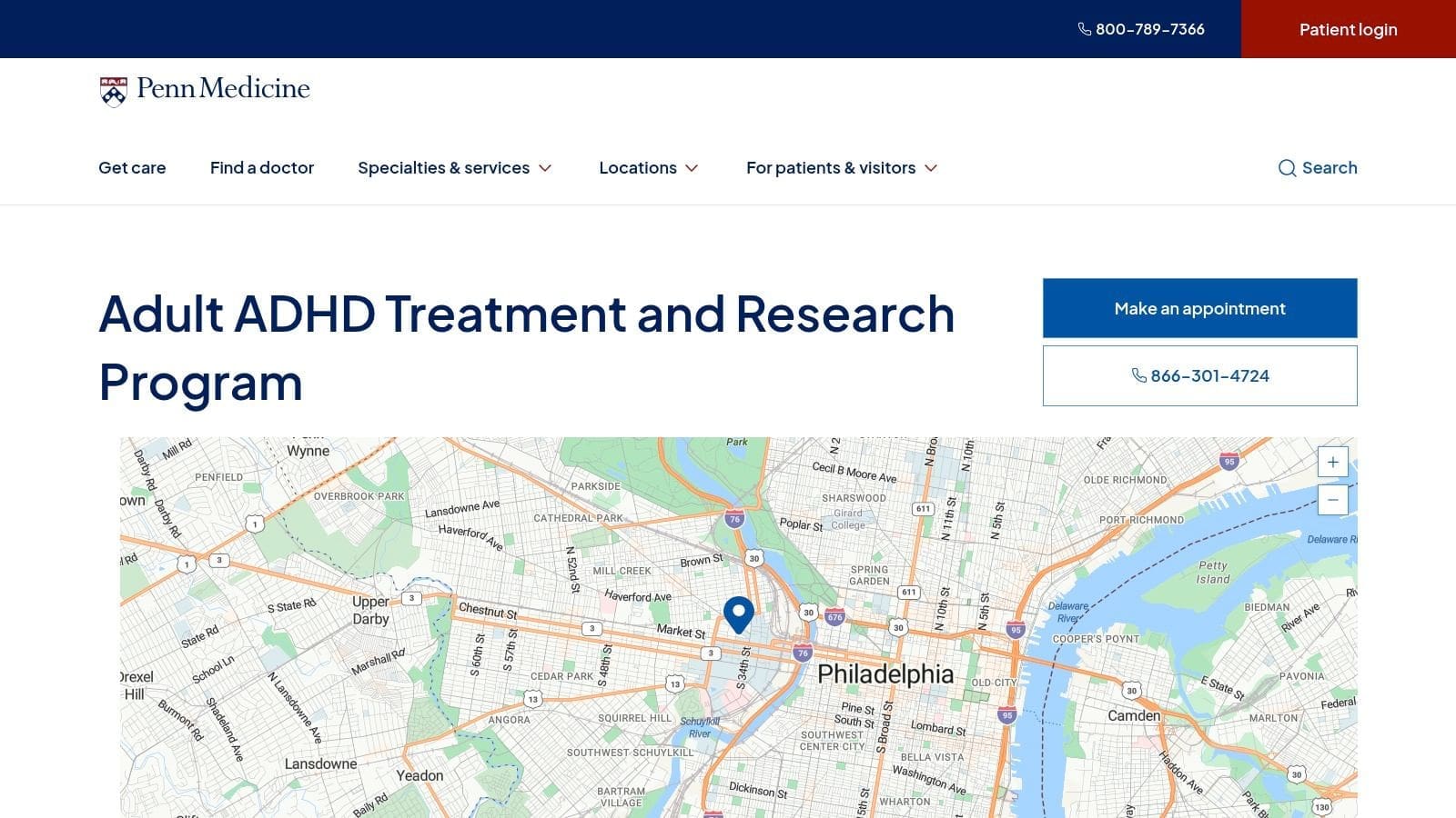 Penn Medicine – Adult ADHD Treatment and Research Program